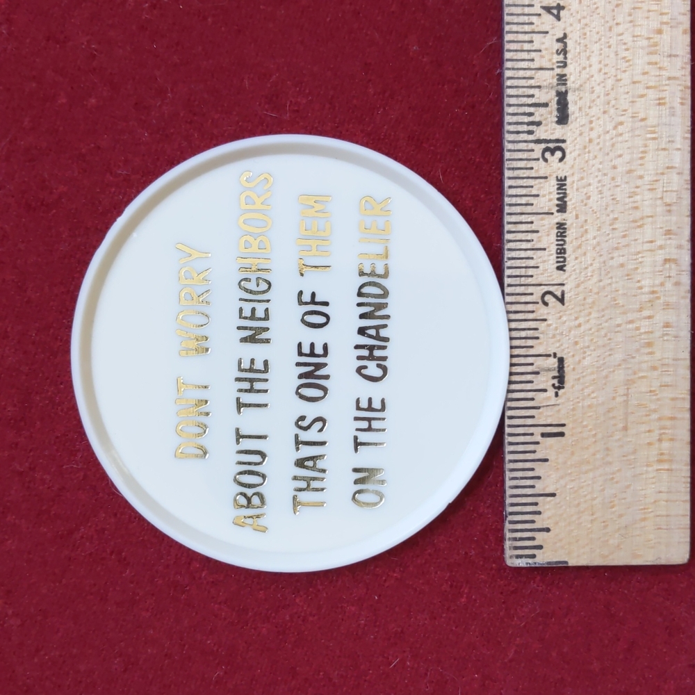 Vintage 1960's/70's coasters - funny party sayings